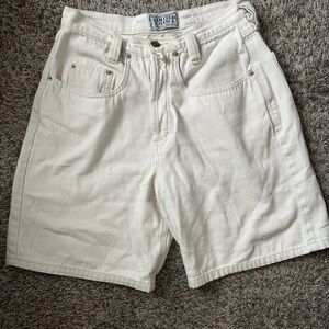 Vintage Limited Jeans Off-White Denim Shorts size 6/8